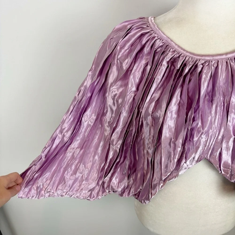 L’IDEE De Luxe Top in Violet Size 8